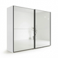 Wiemann Bristol Rustic Oak Sliding Door Mirrored Wardrobe