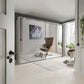 Wiemann Bristol Rustic Oak Sliding Door Mirrored Wardrobe