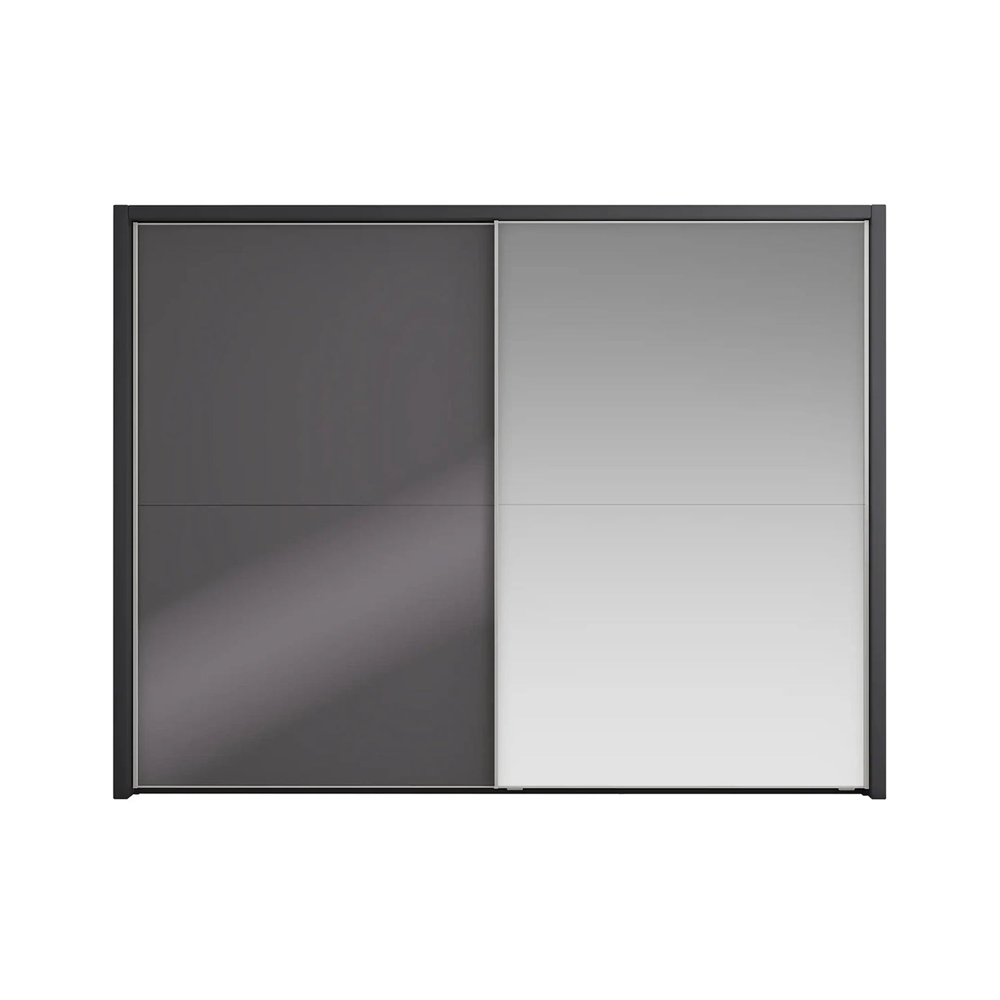 Wiemann Bristol Graphite Sliding Door Wardrobe With Mirror