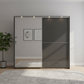 Wiemann Bristol Graphite Sliding Door Wardrobe With Mirror