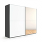 Wiemann Bristol Graphite & White Sliding Door Wardrobe