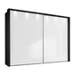 Wiemann Bristol Graphite & White Sliding Door Wardrobe