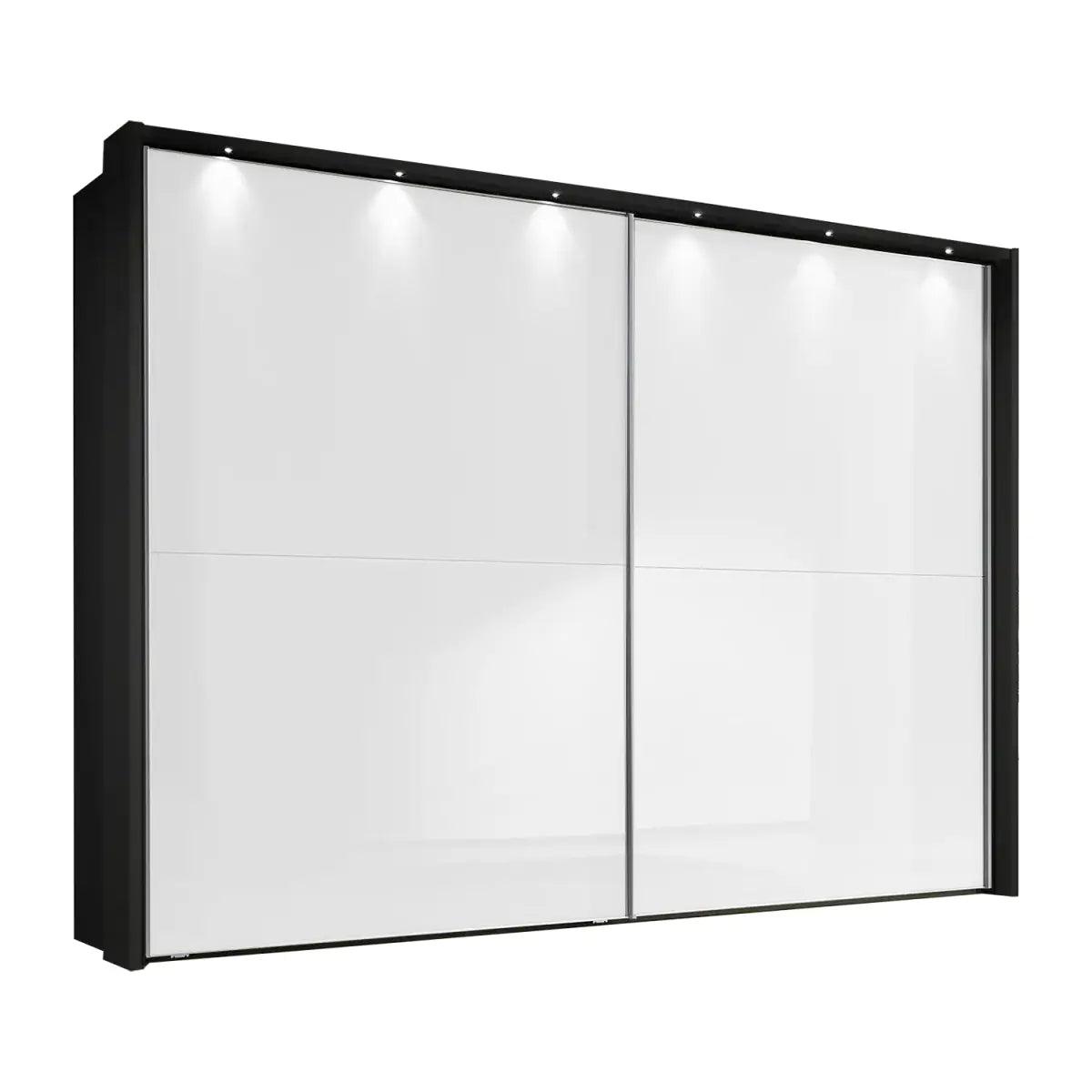 Wiemann Bristol Graphite With White Sliding Door Wardrobe