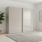 Wiemann Bristol Pebble Grey Sliding Door Wardrobe