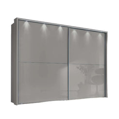 Wiemann Bristol Pebble Grey Sliding Door Wardrobe
