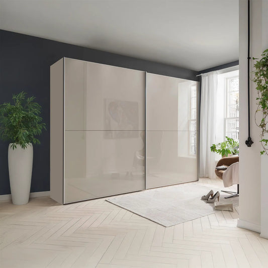 Wiemann Bristol Pebble Grey Sliding Door Wardrobe 