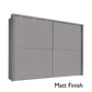 Wiemann Bristol Pebble Grey Sliding Door Wardrobe 