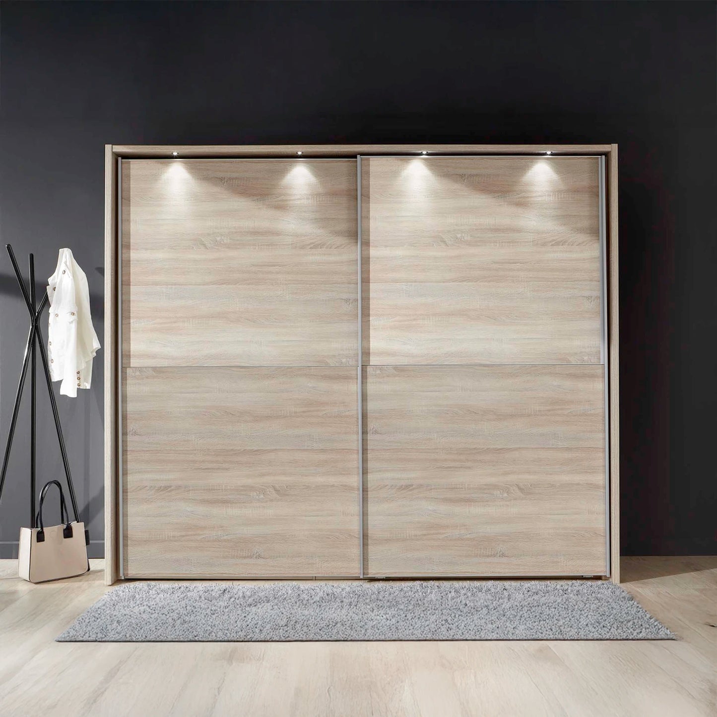 Wiemann Bristol Oak Sliding Door Wardrobe