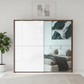 Wiemann Bristol Rustic Oak and White Sliding Door Wardrobe With Mirror