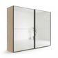 Wiemann Bristol Rustic Oak Sliding Door Mirrored Wardrobe
