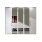 Wiemann Bristol White 4 Door Wardrobe With Mirror