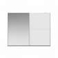 Wiemann Bristol Berlin White Sliding Door Wardrobe with Mirror on Left Door 