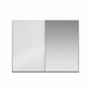 Wiemann Bristol Rustic Oak and White Sliding Door Wardrobe With Mirror