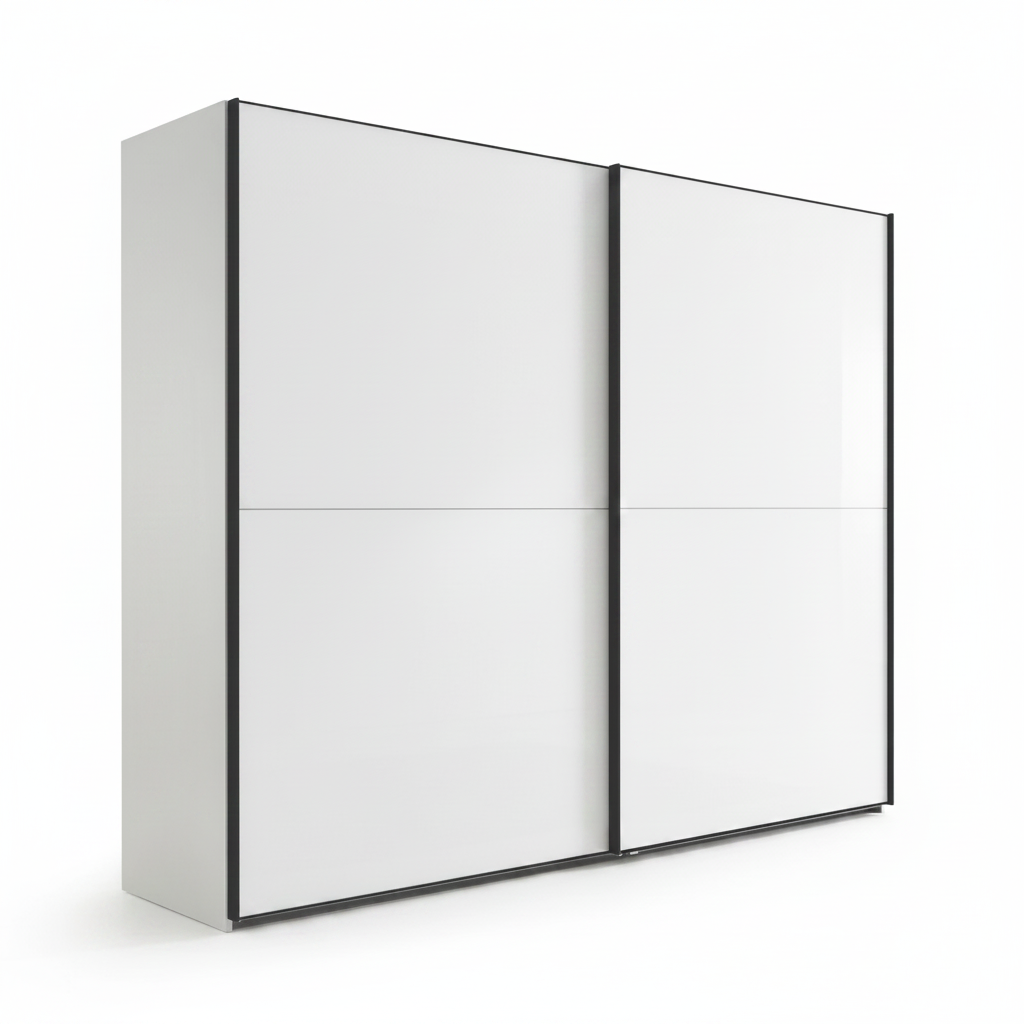 Wiemann Bristol White Sliding Door Wardrobe