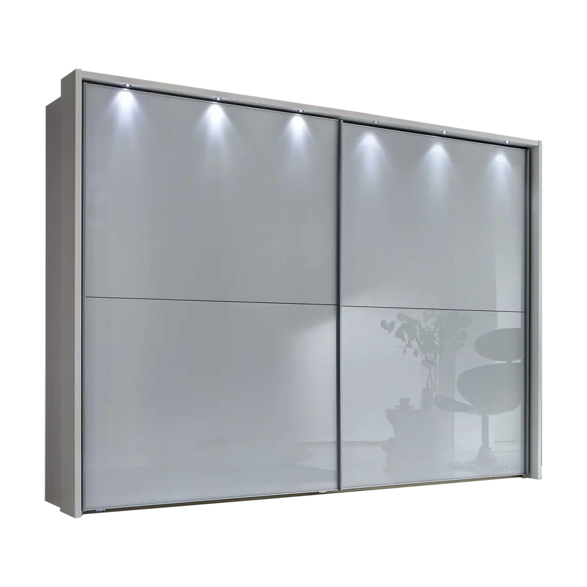 Wiemann Bristol White Sliding Door Wardrobe 