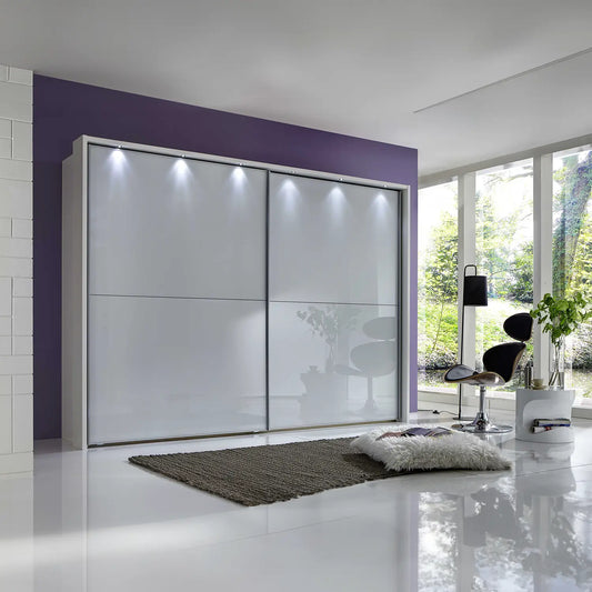Wiemann Bristol White Sliding Door Wardrobe 