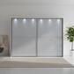Wiemann Bristol White Sliding Door Wardrobe