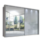 Wiemann Bristol White Sliding Door Wardrobe With Mirror