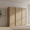 Wiemann Brixton Oak Effect 3 Door Sliding Wardrobe