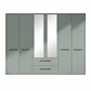 Wiemann Kairns 6 Door Hinged Wardrobe with 2 Drawers – 300cm
