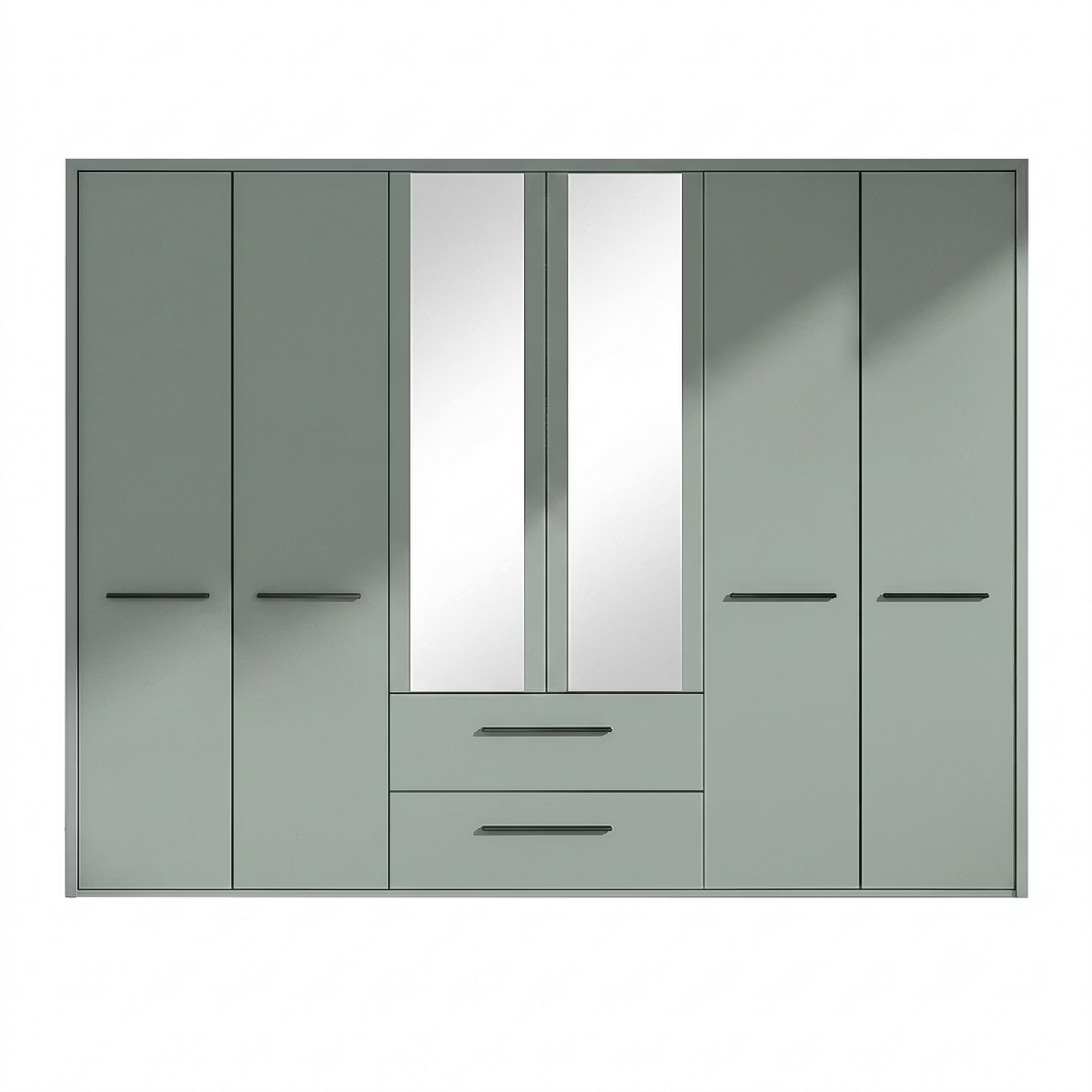 Wiemann Kairns 6 Door Hinged Wardrobe with 2 Drawers – 300cm