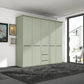 Wiemann Cairns 5 Door Wardrobe with 2 Drawers – 250cm