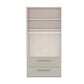 Wiemann Cairns wardrobe interior showing two adjustable shelves and a hanging rail