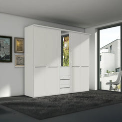Wiemann Cairns 5 Door Wardrobe with 2 Drawers – 250cm