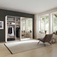Wiemann Corfu Sliding Wardrobe Style in a Room with One Door Open 