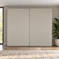 Wieman Darwin 150cm or 200cm two door Sliding Wardrobe in Pebble Grey