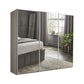Wiemann Darwin 3 Door Full Mirror Sliding Wardrobe With Low Height