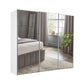 Wiemann Darwin 3 Door Full Mirror Sliding Wardrobe With Low Height