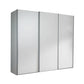 Wiemann Darwin Three Door Sliding Wardrobe in Decor White Finish with Low 197cm Height