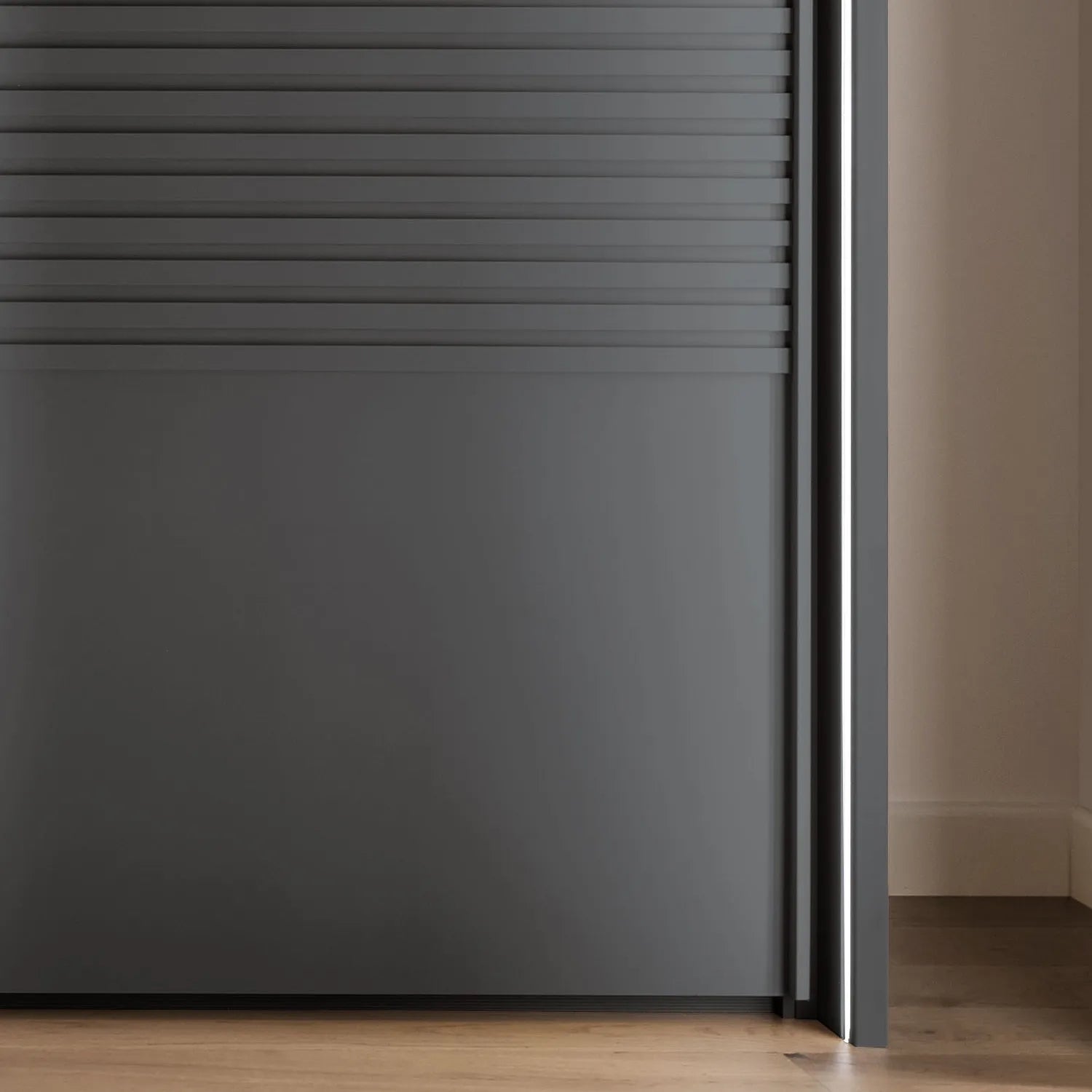 PPT Frame with Light of Wiemann Genova Kontrast Large 3-Door Sliding Wardrobe