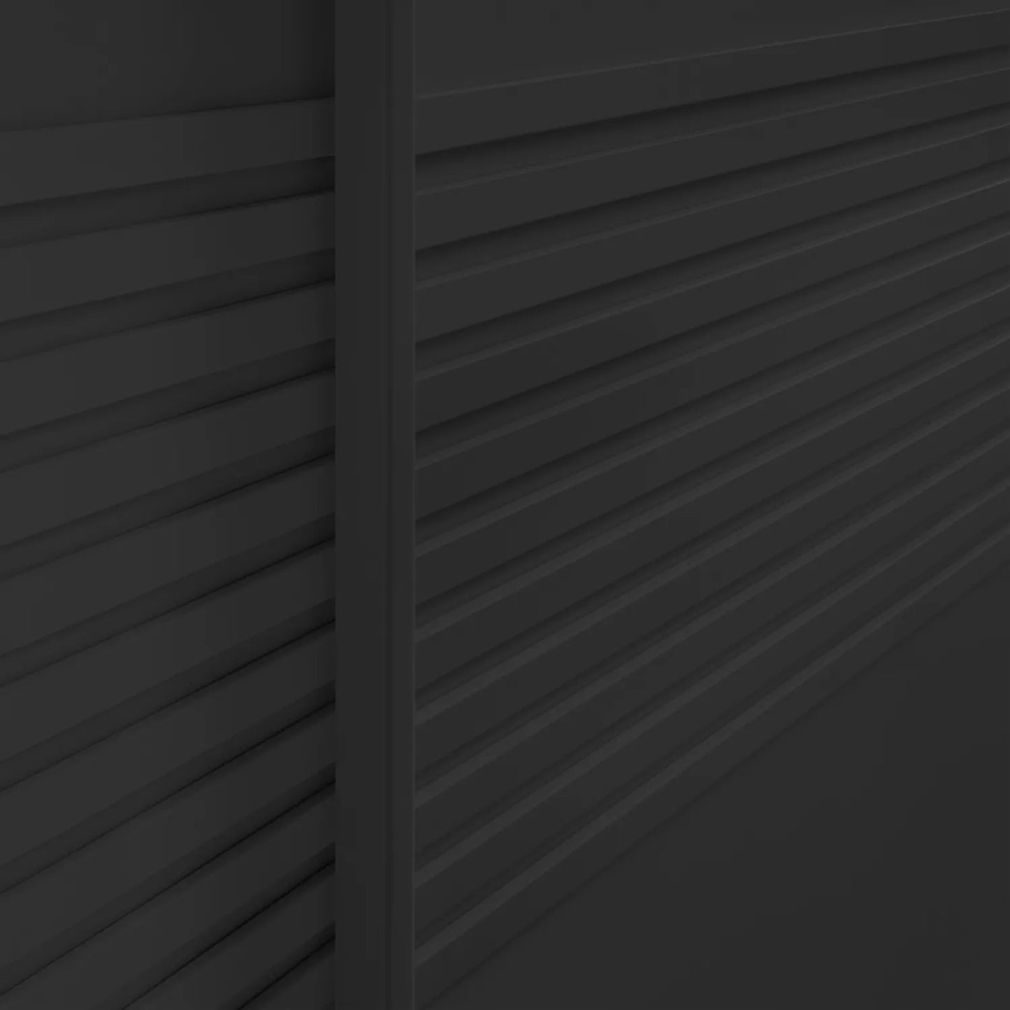 Genova Kontrast 3-Door Sliding Wardrobe in Graphite