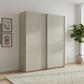 Wiemann Genova Kontrast 2-Door Sliding Wardrobe - Champagne (W200cm)
