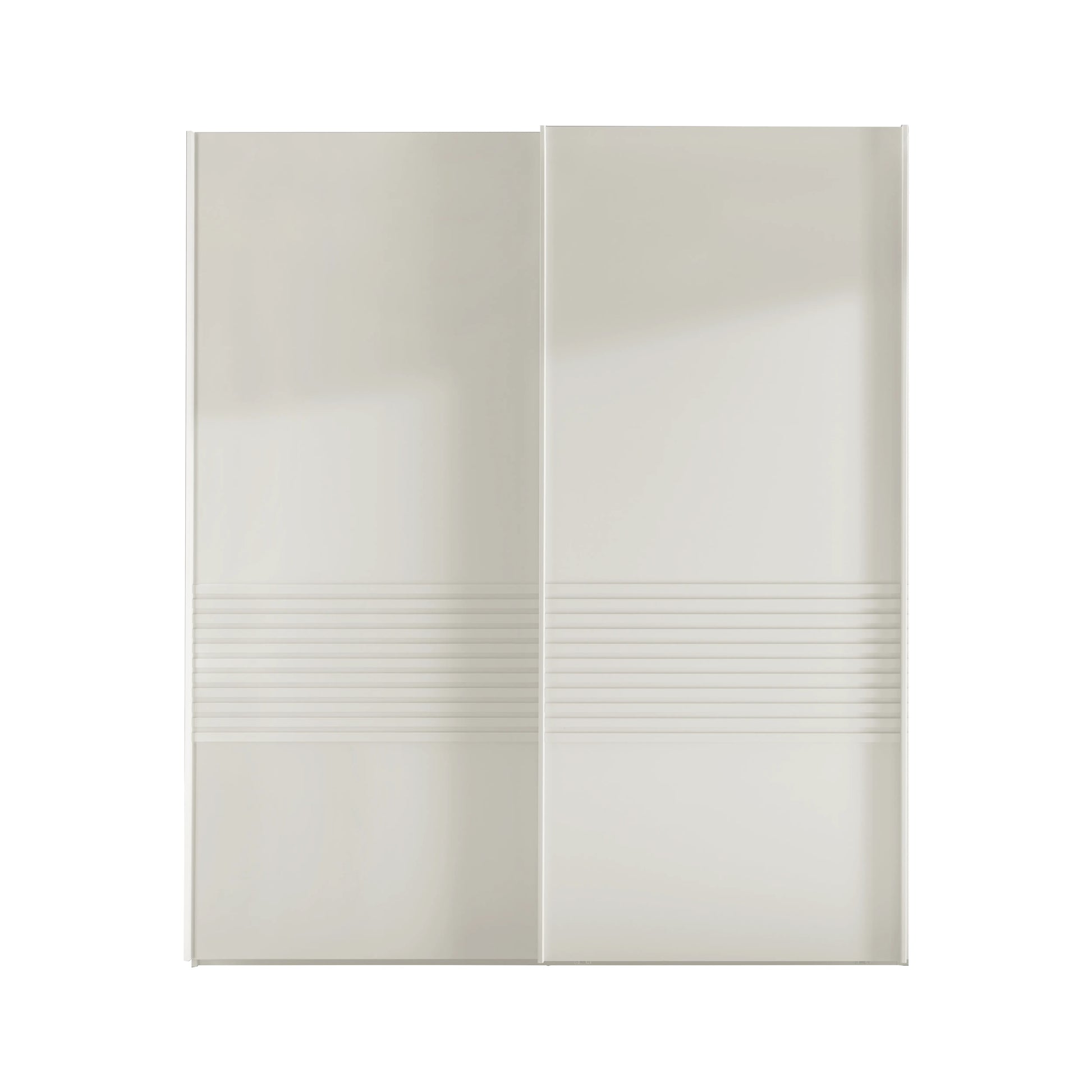 Minimalist white Wiemann Genova Kontrast wardrobe for modern bedroom decor.