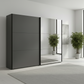 Wiemann Glasgow Graphite sliding door wardrobe with Mirror
