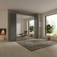 Halver Graphite 6 Door Hinged Wardrobe (W300cm)