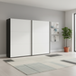 Halver Graphite & White 2 Door Sliding Wardrobe