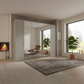 Halver Pebble Grey 6 Door Hinged Wardrobe (W300cm)