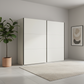 Halver White 2 Door Sliding Wardrobe