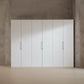 Wiemann Halver White 6 Door Hinged Wardrobe 300cm