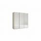 Wiemann Full Mirror Iconic Champagne Carcase 3 Door Sliding Wardrobe