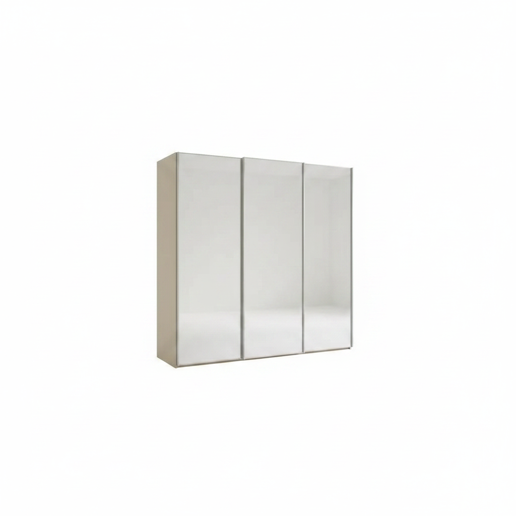Wiemann Full Mirror Iconic Champagne Carcase 3 Door Sliding Wardrobe