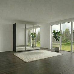 Wiemann Full Mirror Phoenix Iconic Lava Carcase 3 Door Sliding Wardrobe