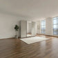 Wiemann Phoenix Pebble Grey 3 Door Sliding Wardrobe in Glass with Mirror