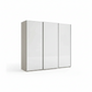 Wiemann Full Mirror Phoenix Iconic Pebble Grey Carcase 3 Door Sliding Wardrobe