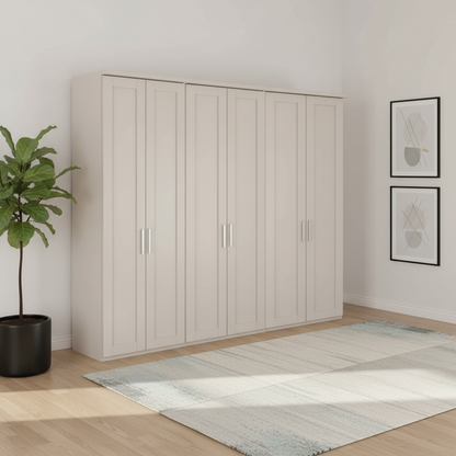 Wiemann Kempton 300cm 6 Door Hinged Wardrobe