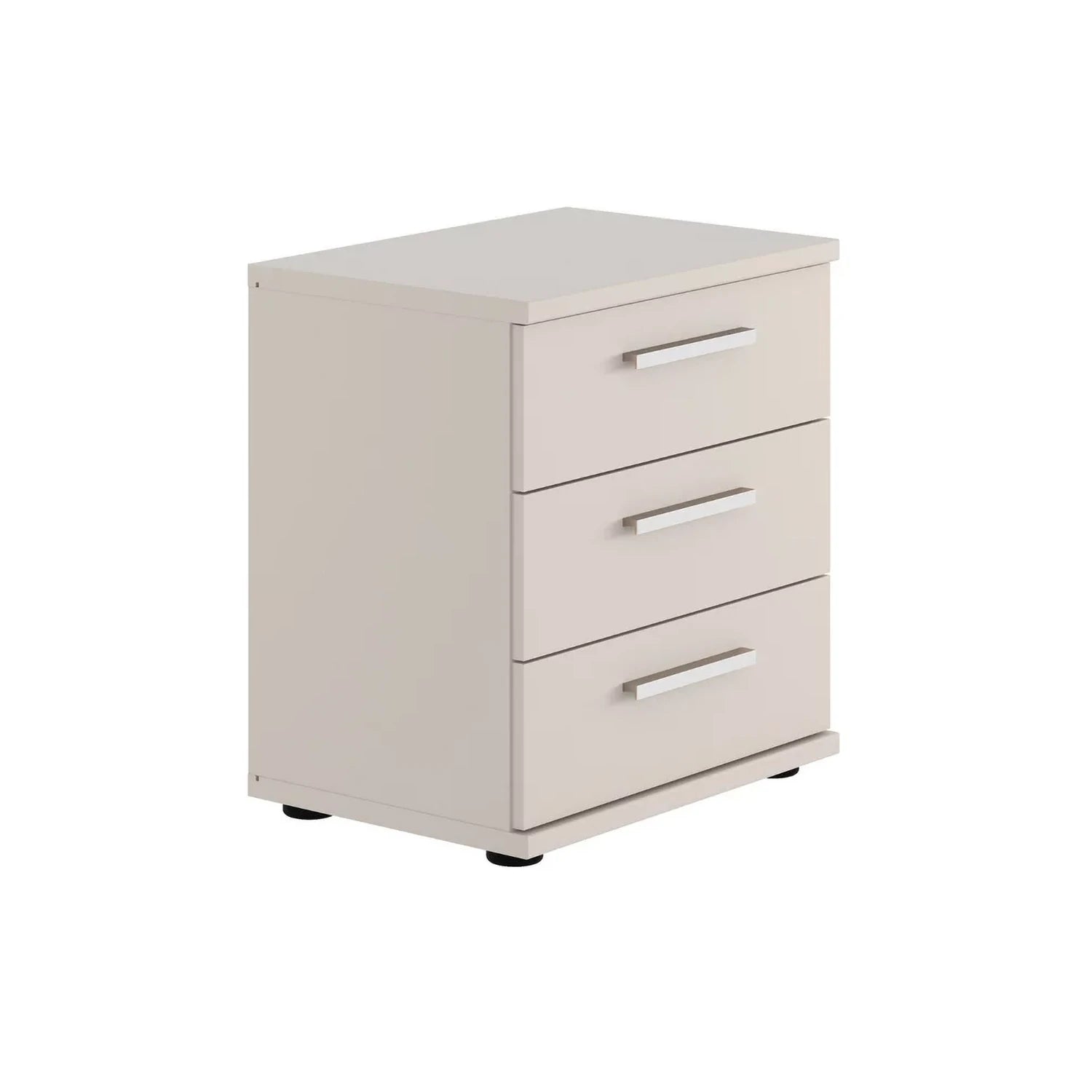 Wiemann Kempton 3 drawer bedside table in Champagne finish